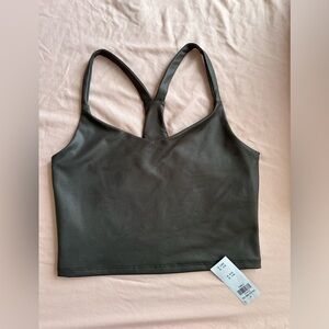 Abercrombie & Fitch Sheen V-Neck Racerback Tank